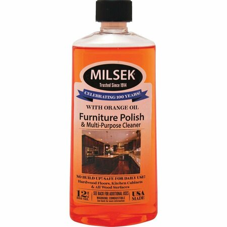 MILSEK 12 Oz. Orange Furniture Polish & Cleaner 13575